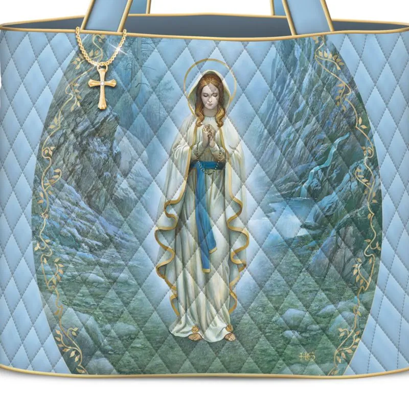 'Our Lady Of Lourdes' Ladies' Tote Bag