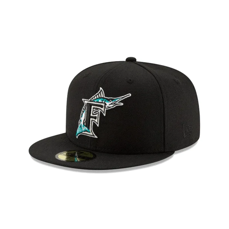 [11901609] New Era Florida Marlins Crystals From Swarovski World Series Patch 59FIFTY Fitted Hats