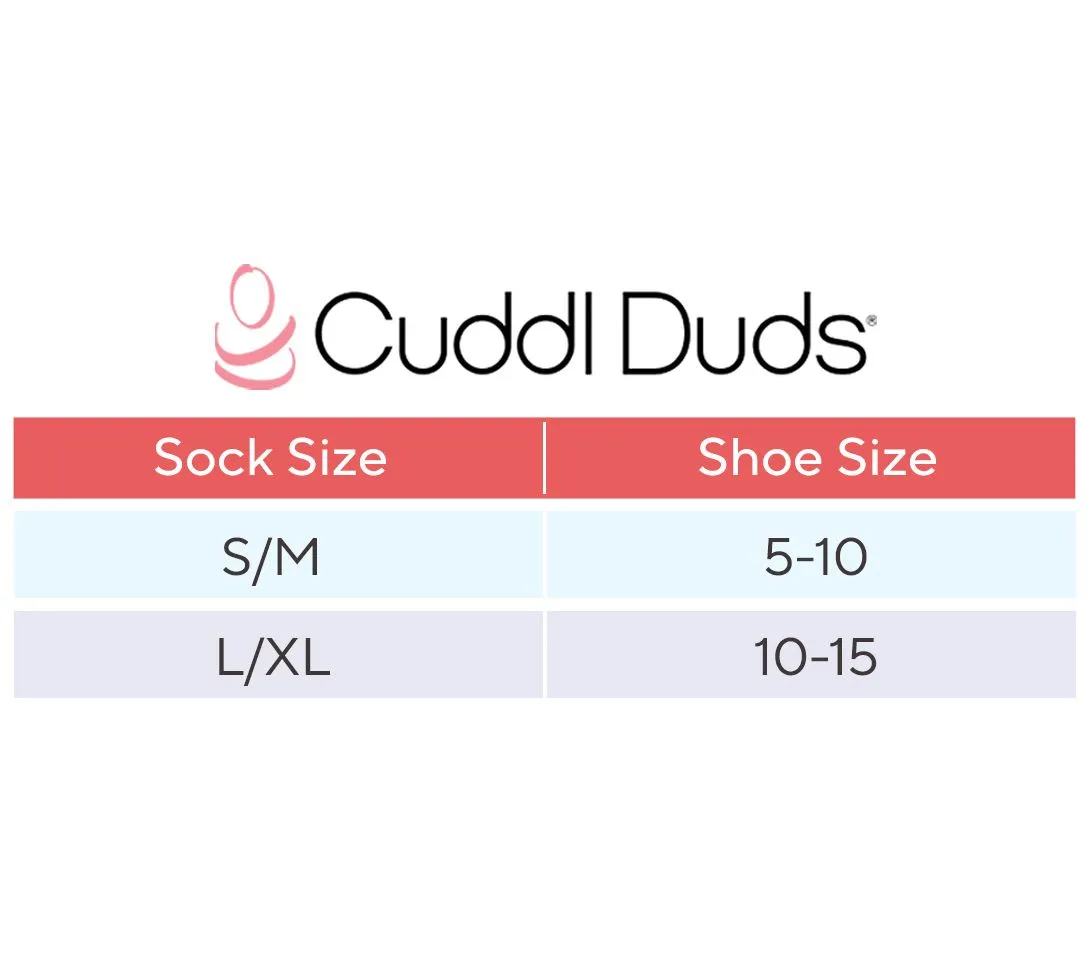 "As Is" Cuddl Duds Set of 2 Sherpa Booties