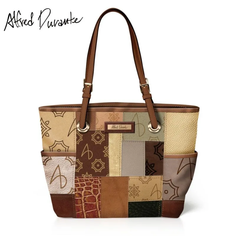 Alfred Durante 'South Hampton' Patchwork Tote Bag