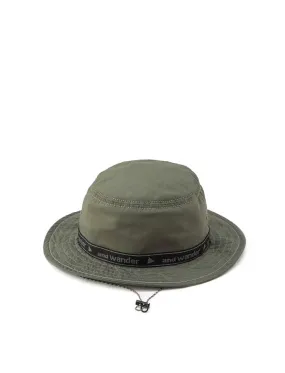 And Wander Jq Tape Hat Khaki