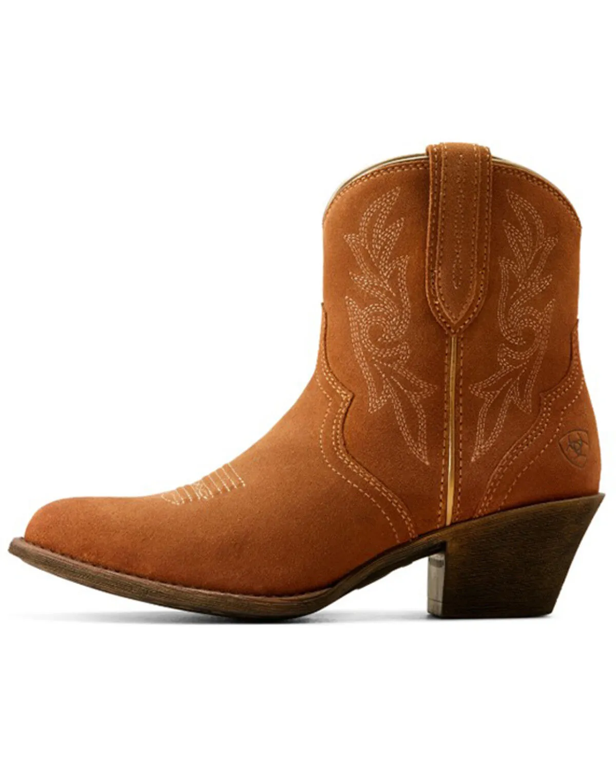 Ariat Women's Harlan Suede Western Booties - Medium Toe