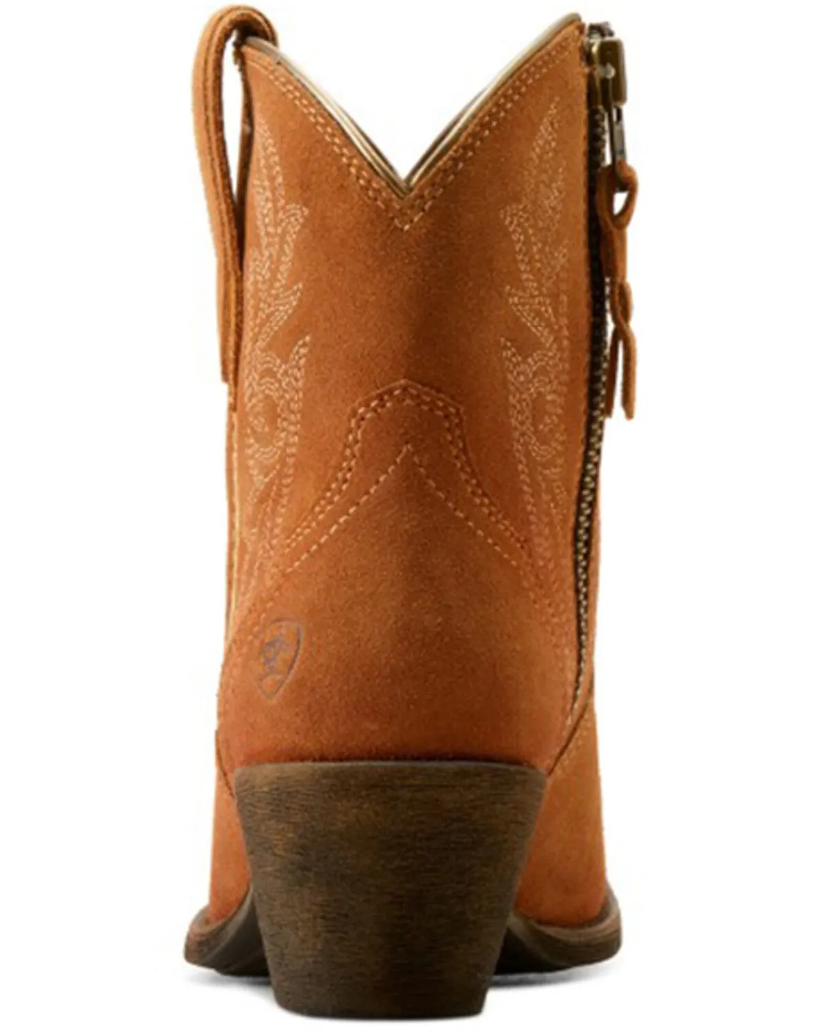 Ariat Women's Harlan Suede Western Booties - Medium Toe