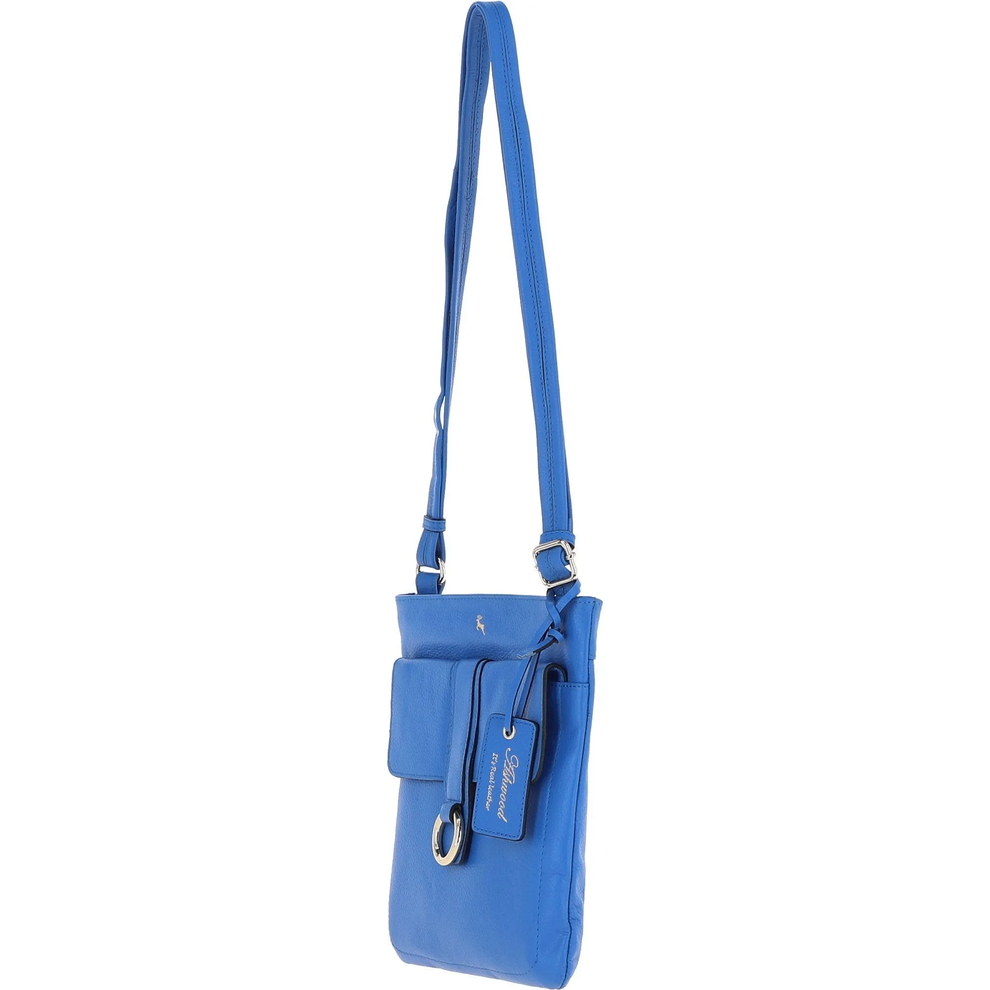 Ashwood Leather Crossbody Bag Sodalite Blue: 64033