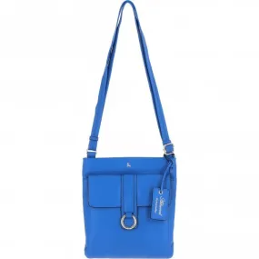 Ashwood Leather Crossbody Bag Sodalite Blue: 64033