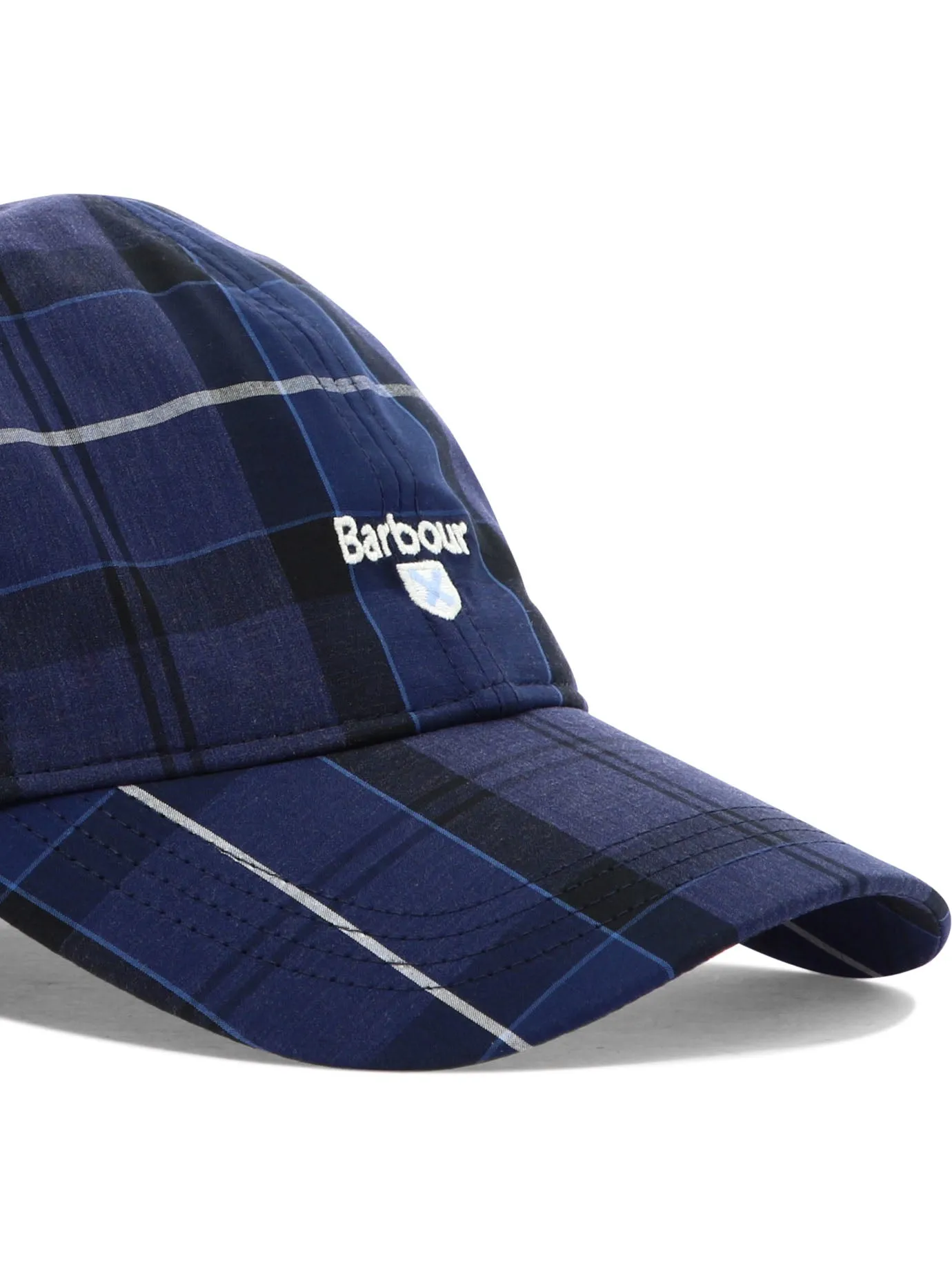 Barbour Logo Embroidered Tartan Print Cap