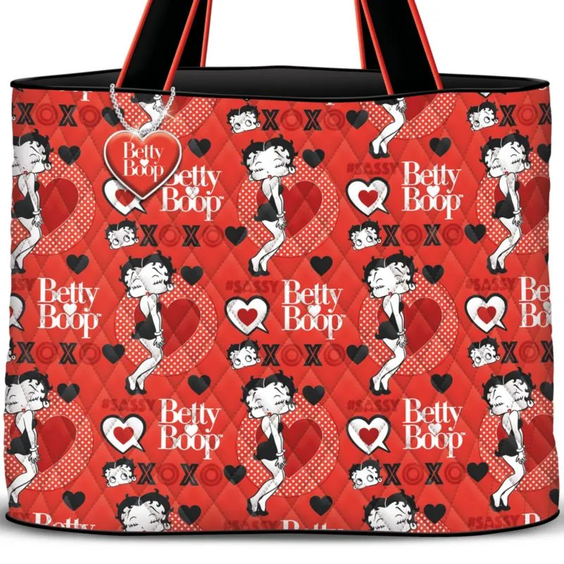 Betty Boop™ 'Hugs & Kisses' Tote Bag