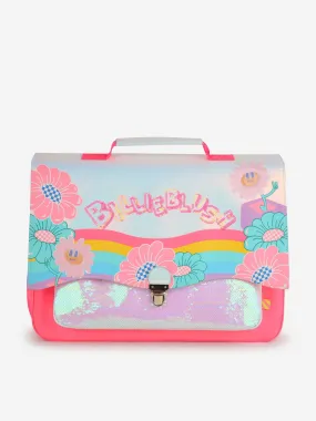 Billieblush Girls Flower And Rainbow Satchel in Pink (38cm)