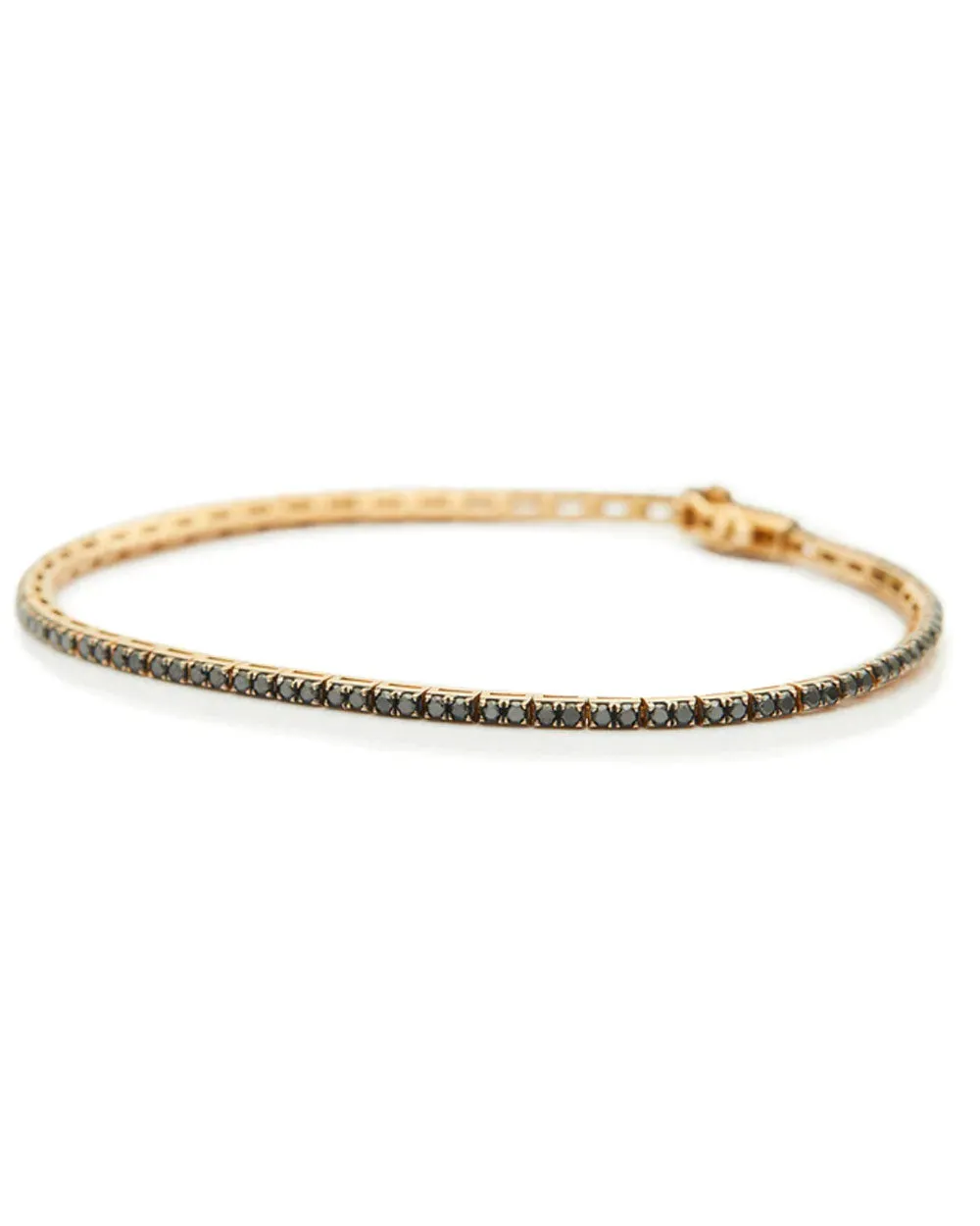 Black Diamond Tennis Bracelet