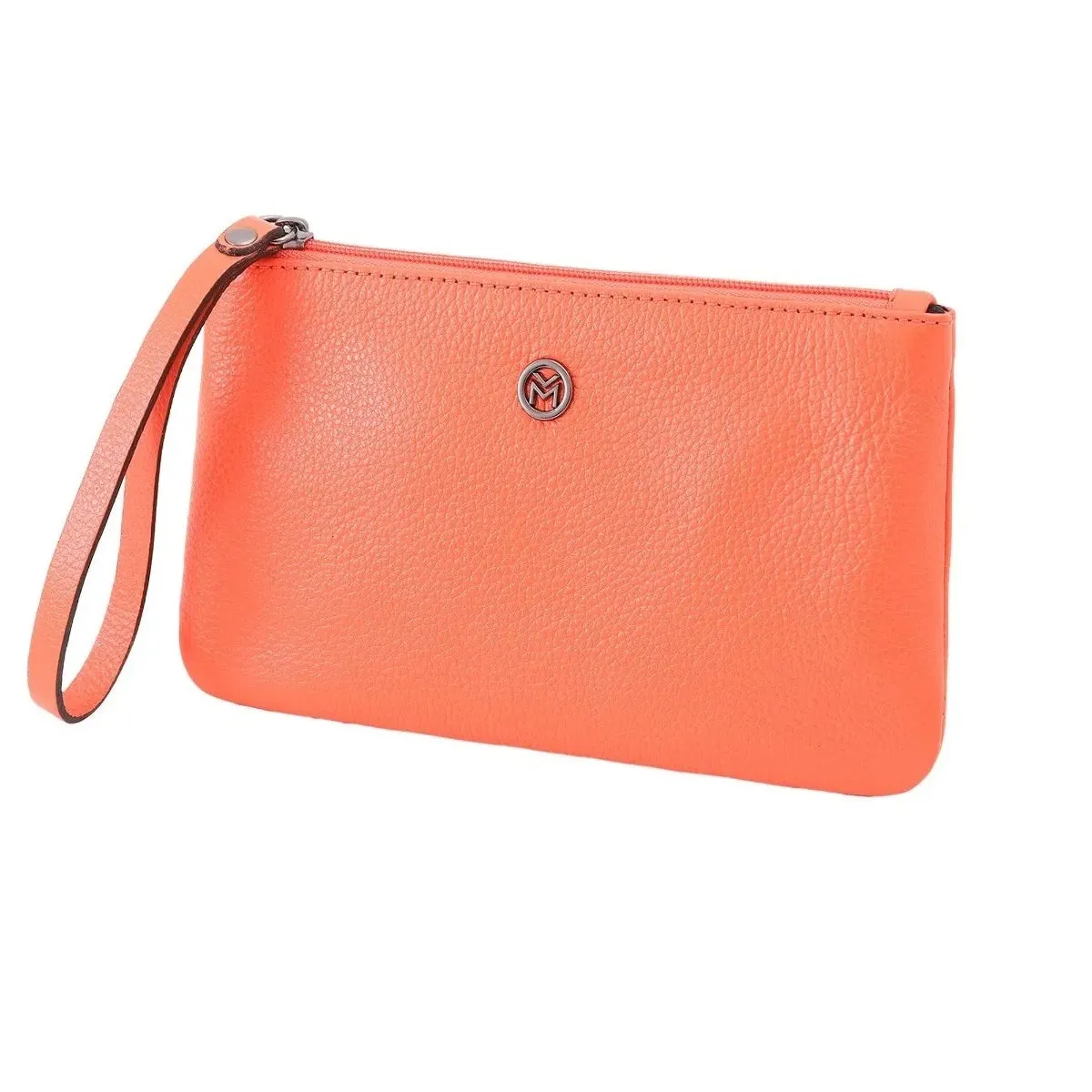 Bolsa Feminina Clutch Amarela Couro Legítimo Pequena ZeraStock Colors