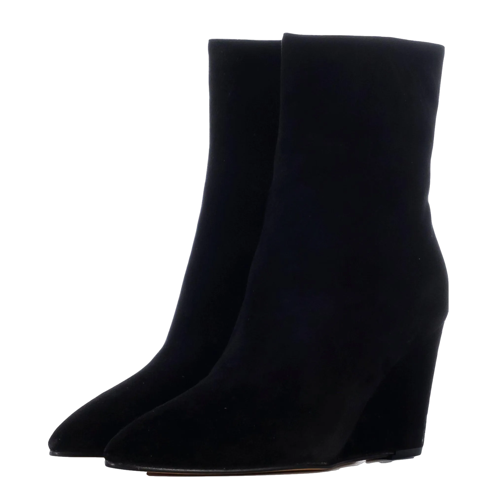 CARLOTA BLACK SUEDE BOOTIES