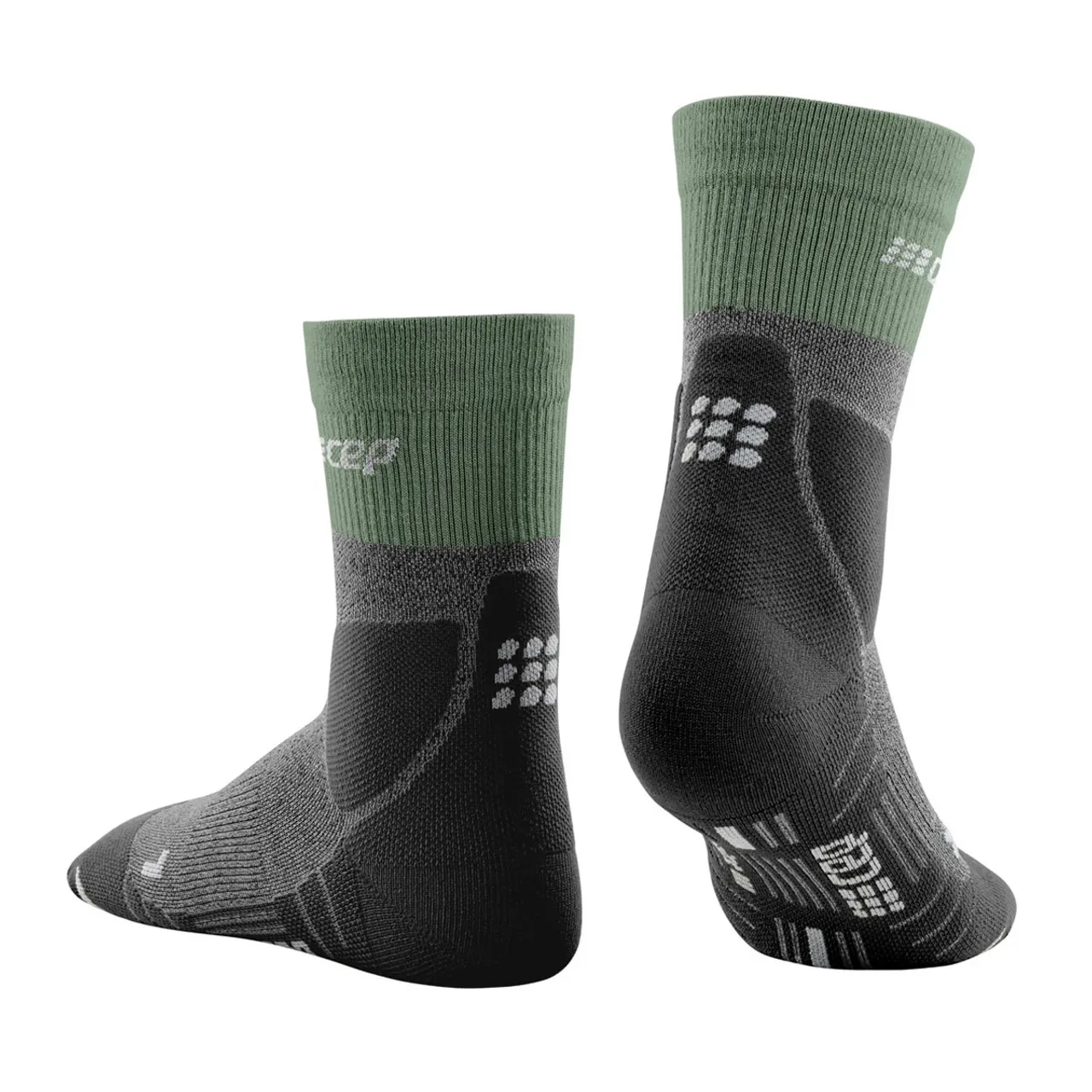 CEP Men's Hiking Merino Mid-Cut Compression Socks