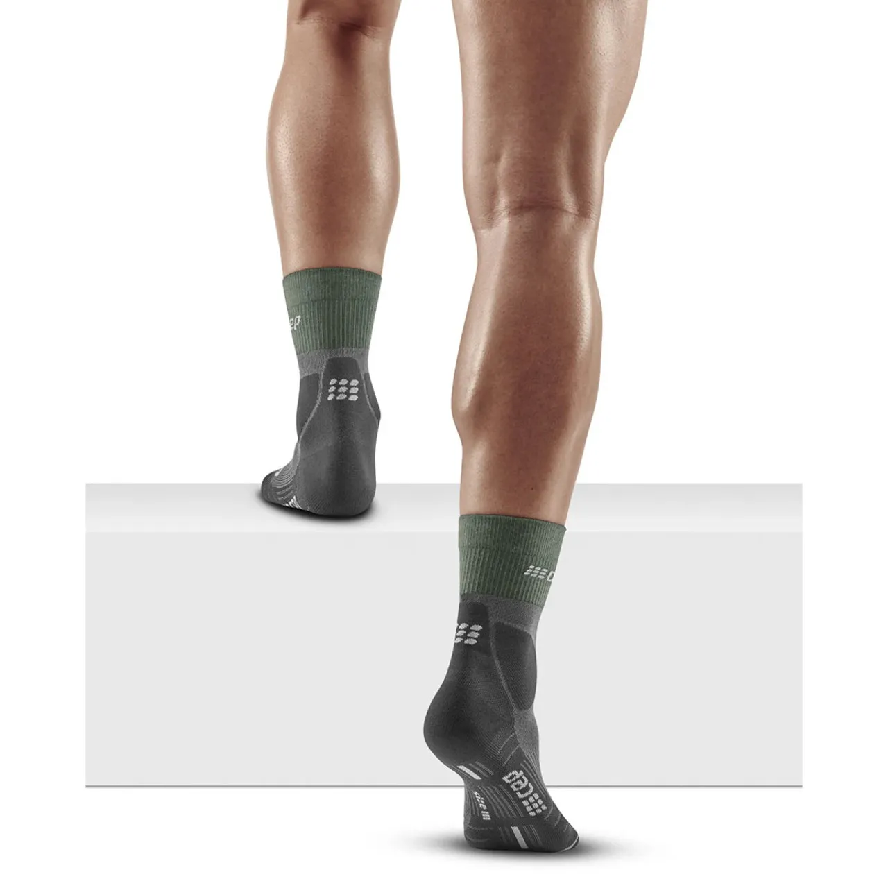 CEP Men's Hiking Merino Mid-Cut Compression Socks