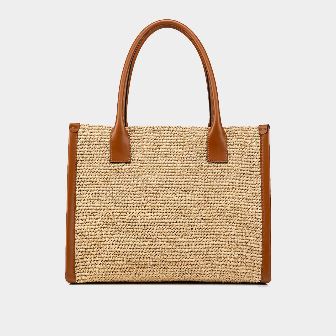 CHRISTIAN LOUBOUTIN By My Side Raffia Large Tote - NATURALCUOIOCUOIO