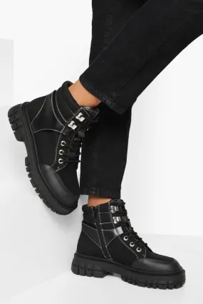 Chunky Hiking Boots