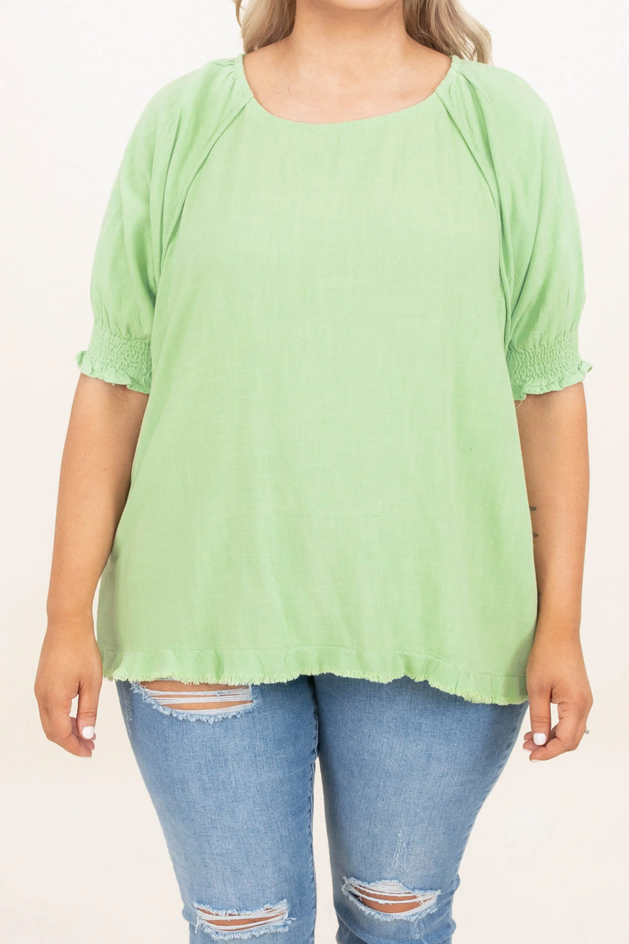 Classic Adventures Top, Mint Green