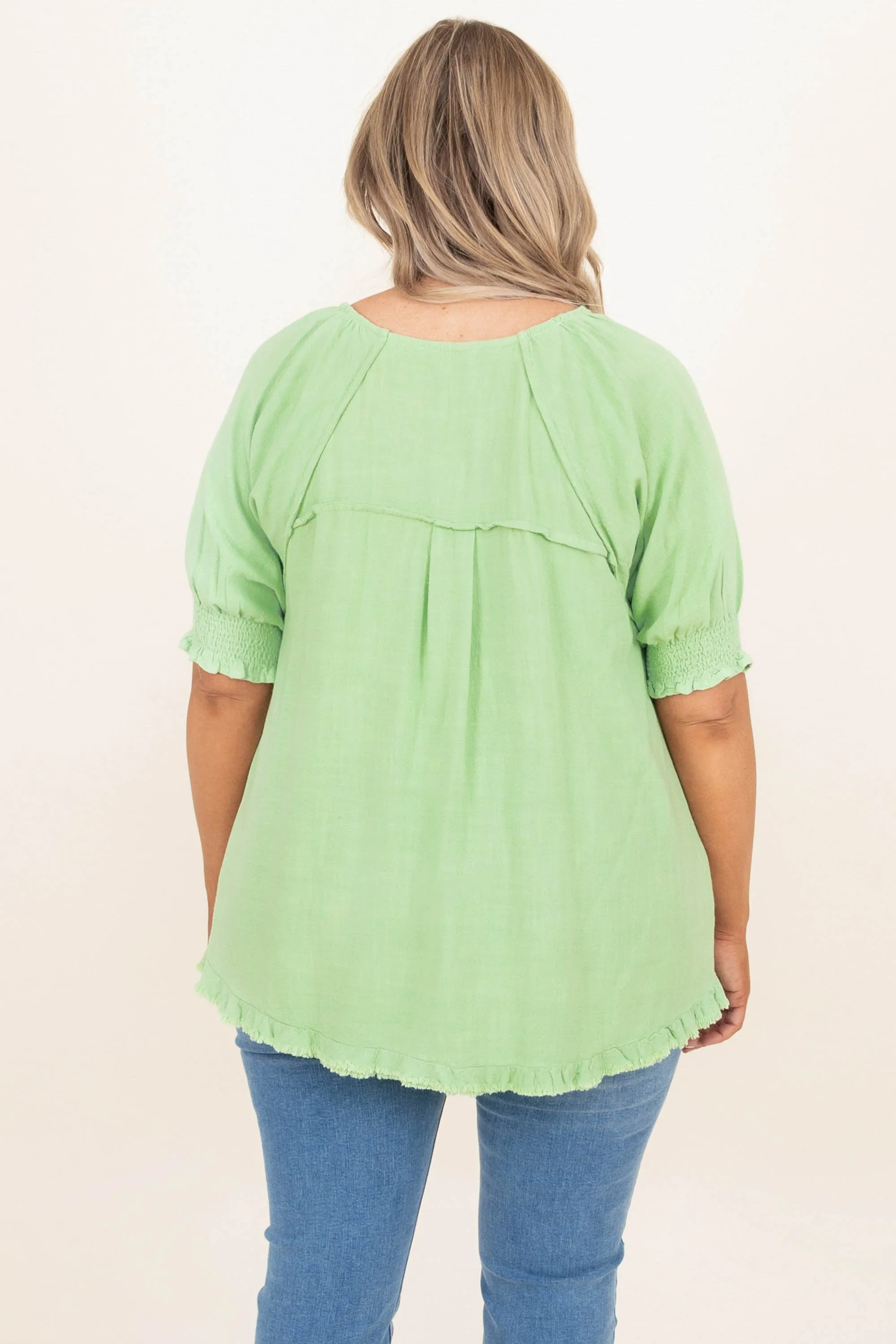 Classic Adventures Top, Mint Green