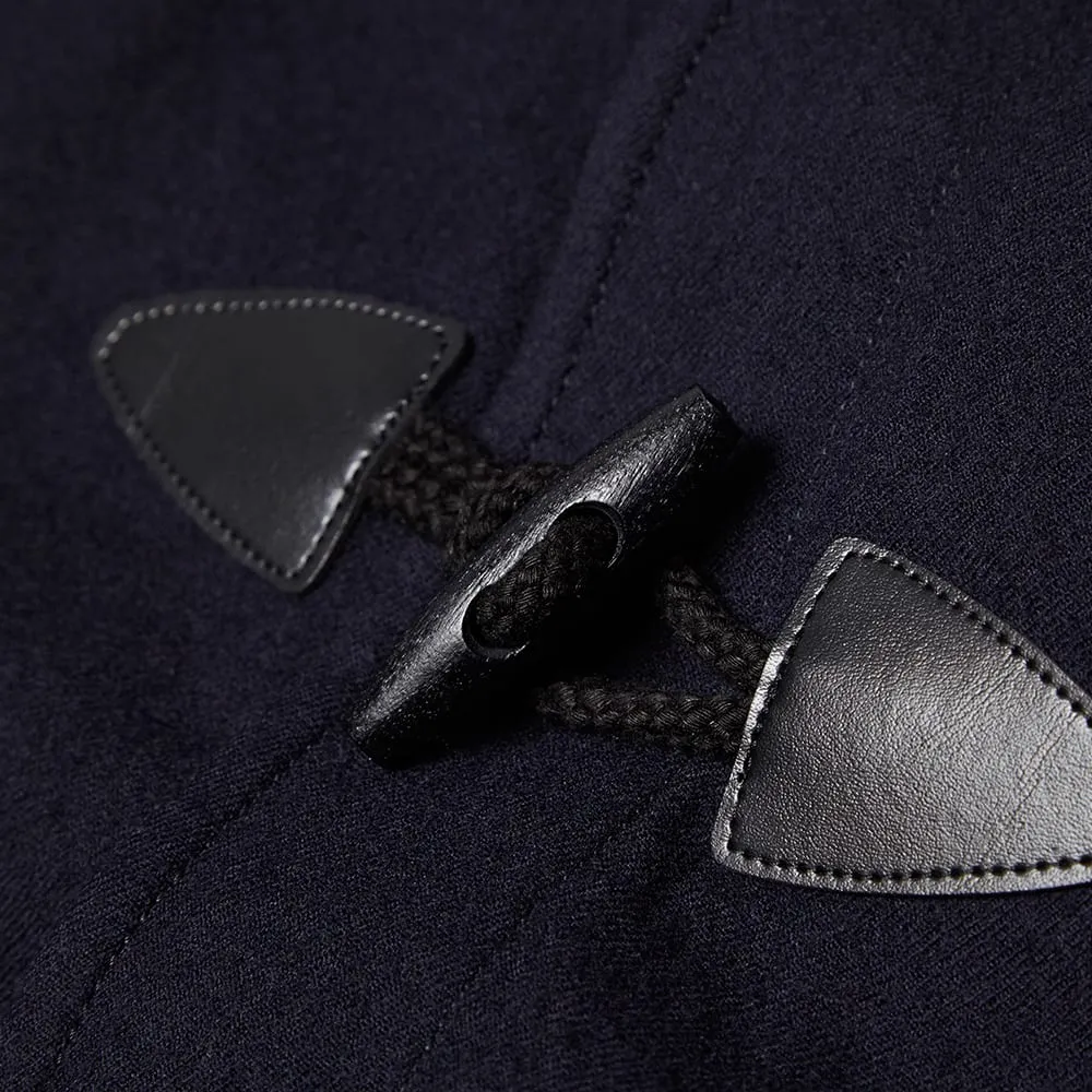 Comme des Garçons SHIRT Shawl Collar Duffle CoatNavy