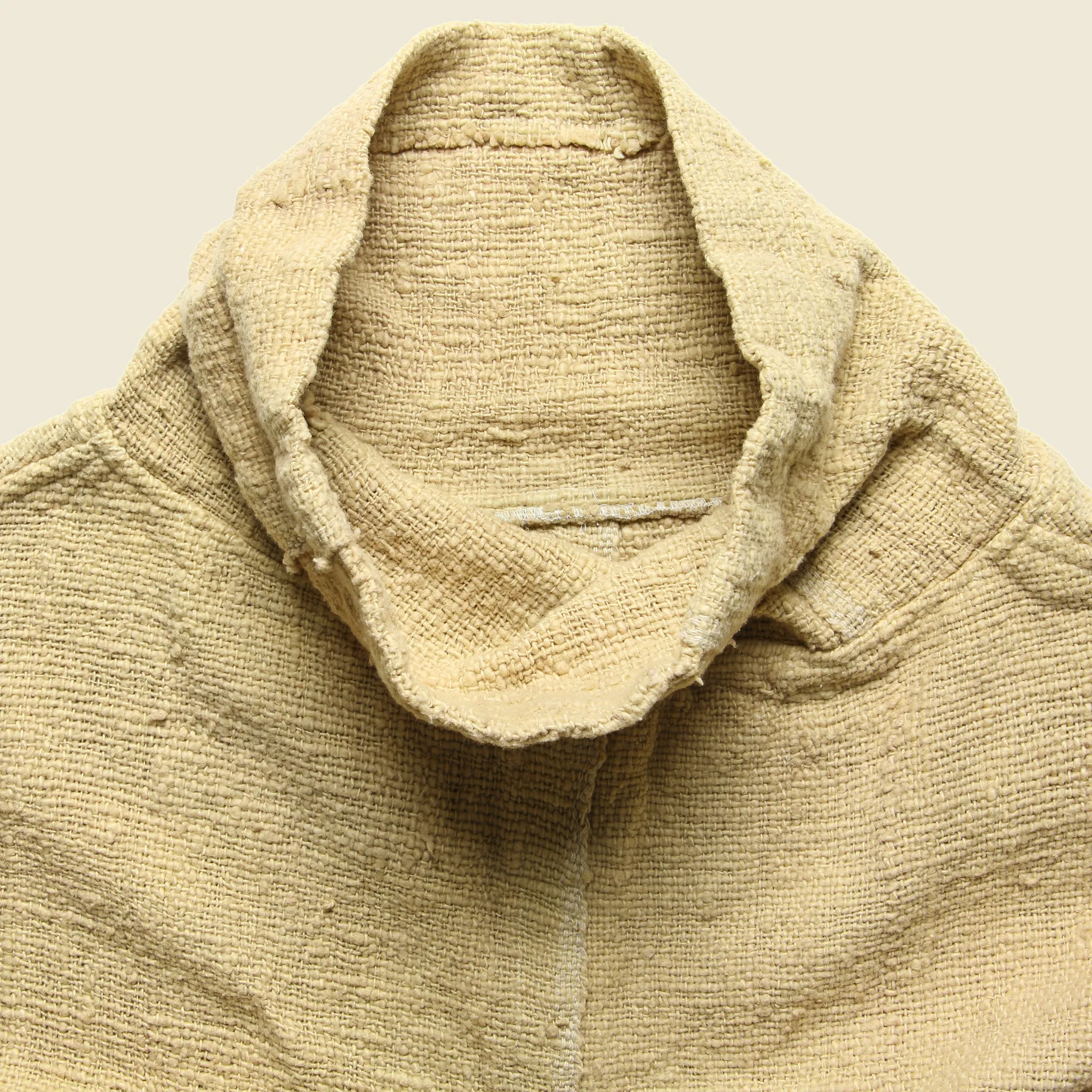 Cotton Overdye Poncho - Grain