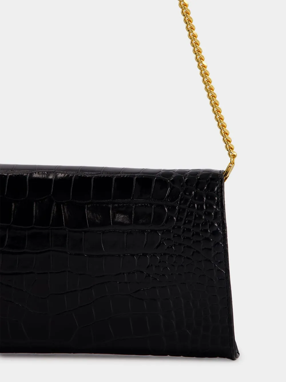 Crocodile Nobile Leather Clutch