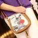 Crossbody Bags Women PU Leather Tower Printing Messenger Bag Lady Shoulder Handbags Bolsos Femenina