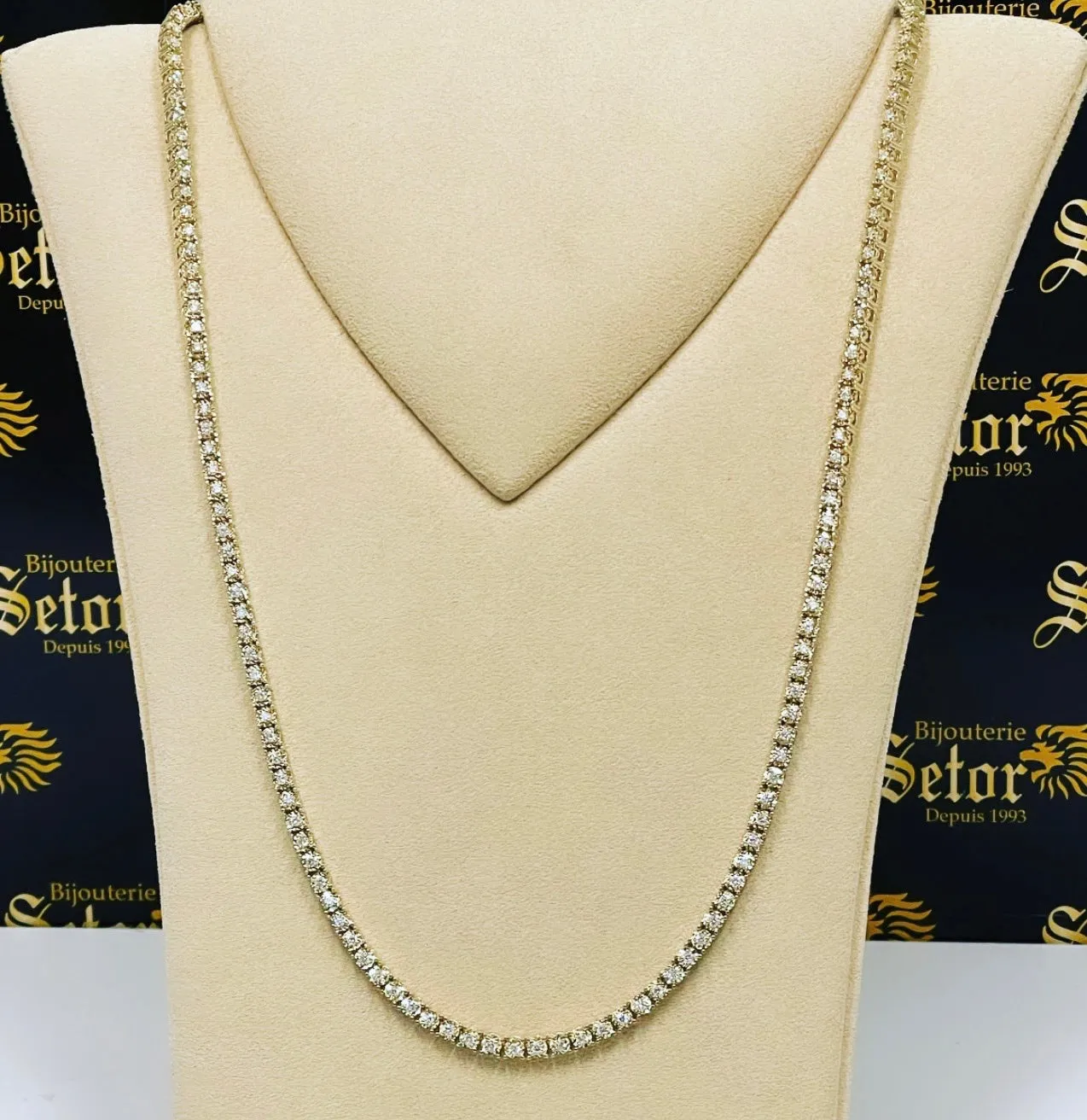 Diamond tennis chain