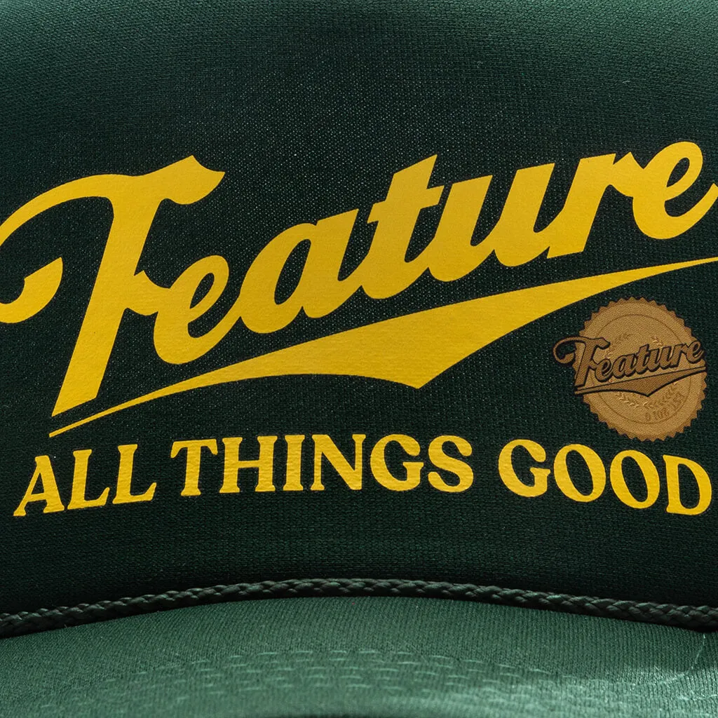 Draft Trucker Hat - Dark Green