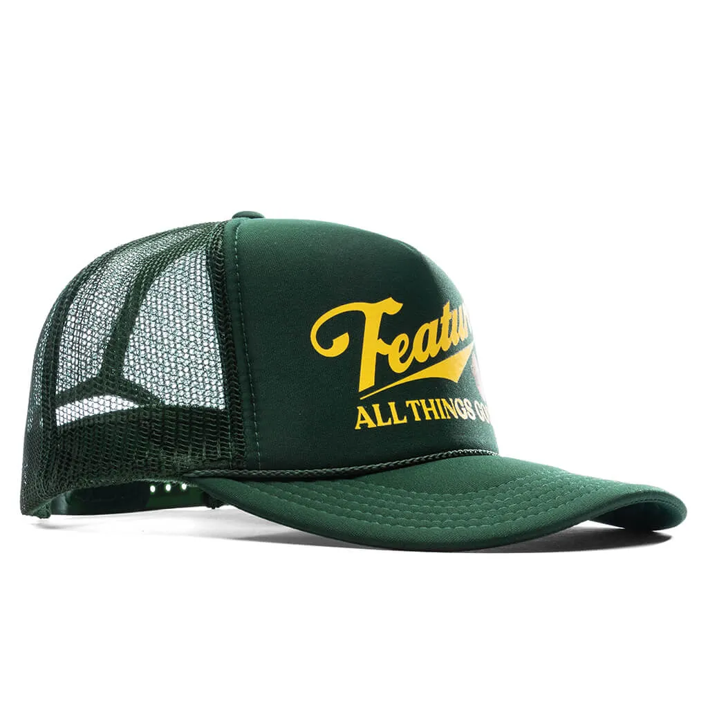 Draft Trucker Hat - Dark Green