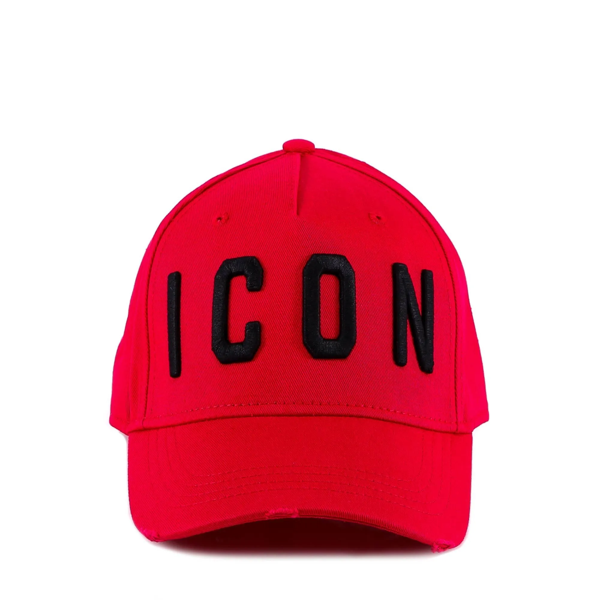 Dsquared2 Icon Logo Embroidered Distressed Baseball Cap