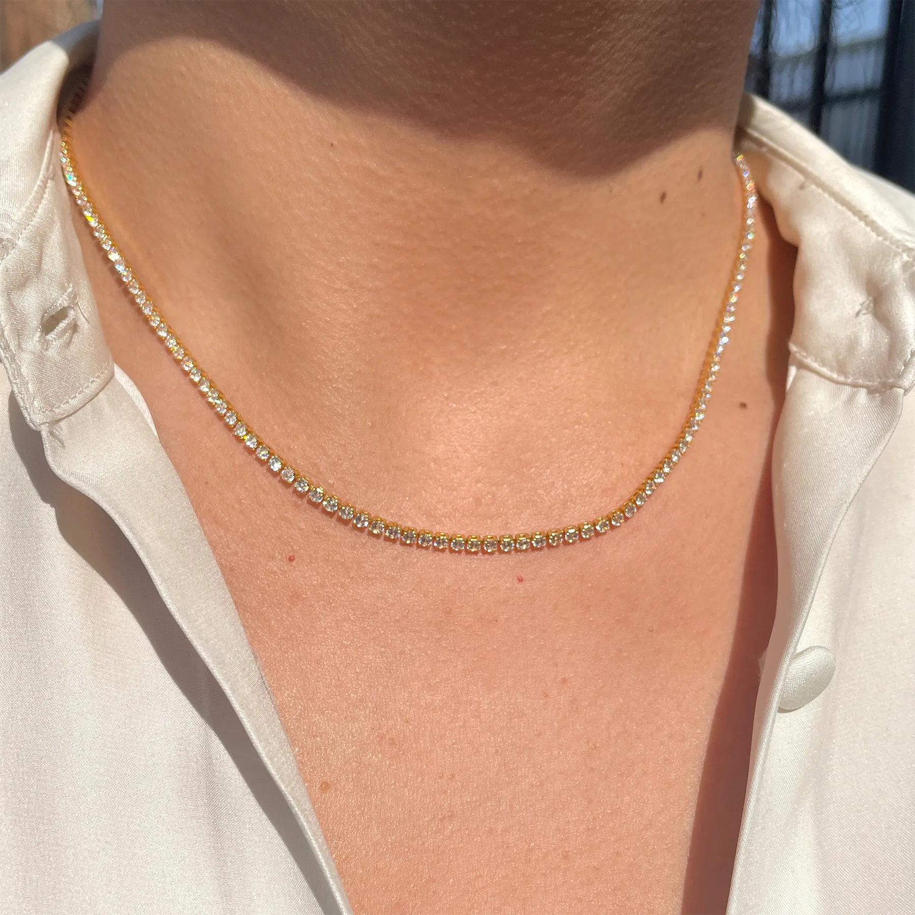 Endless Tennis Necklace