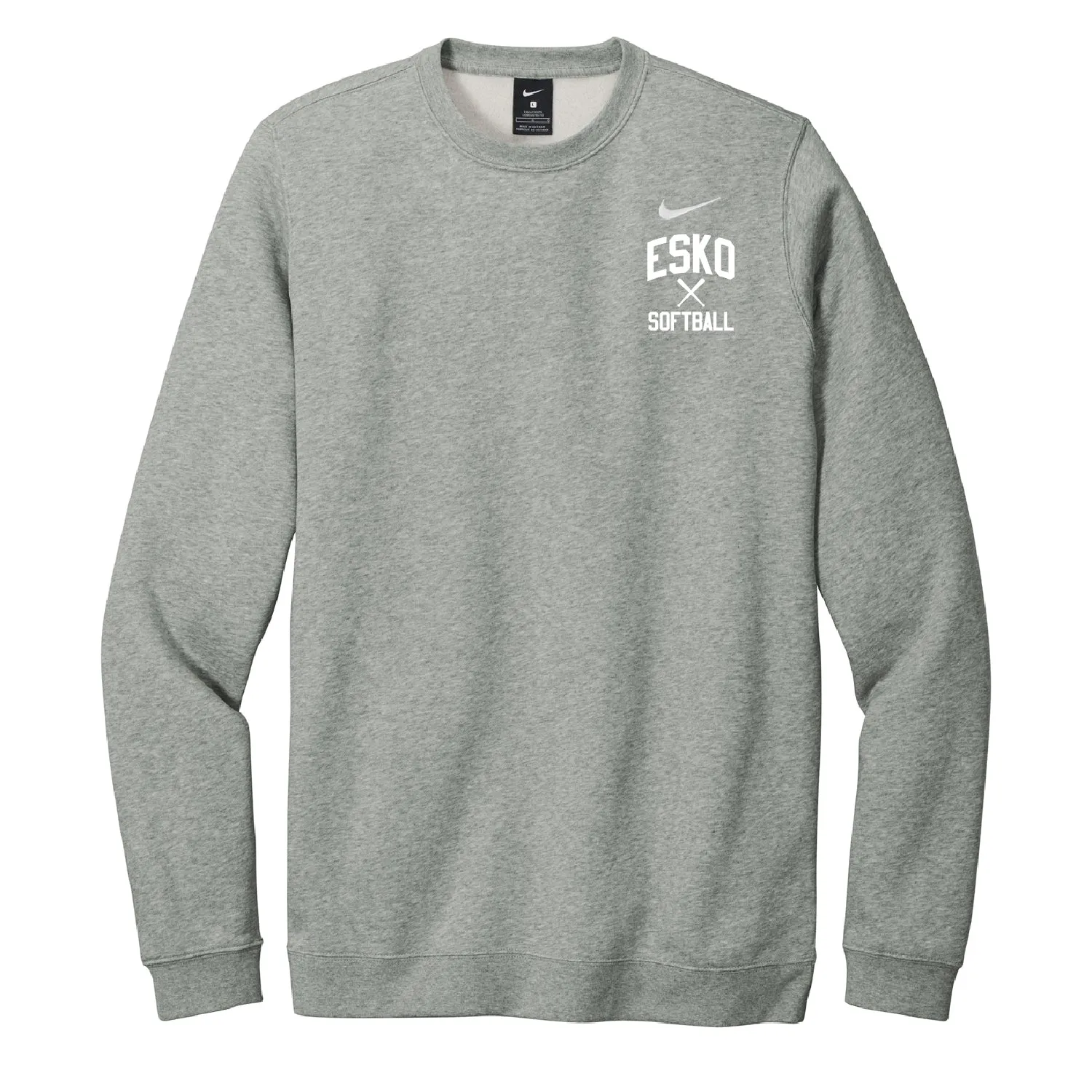 Esko Softball Nike Club Fleece Crew