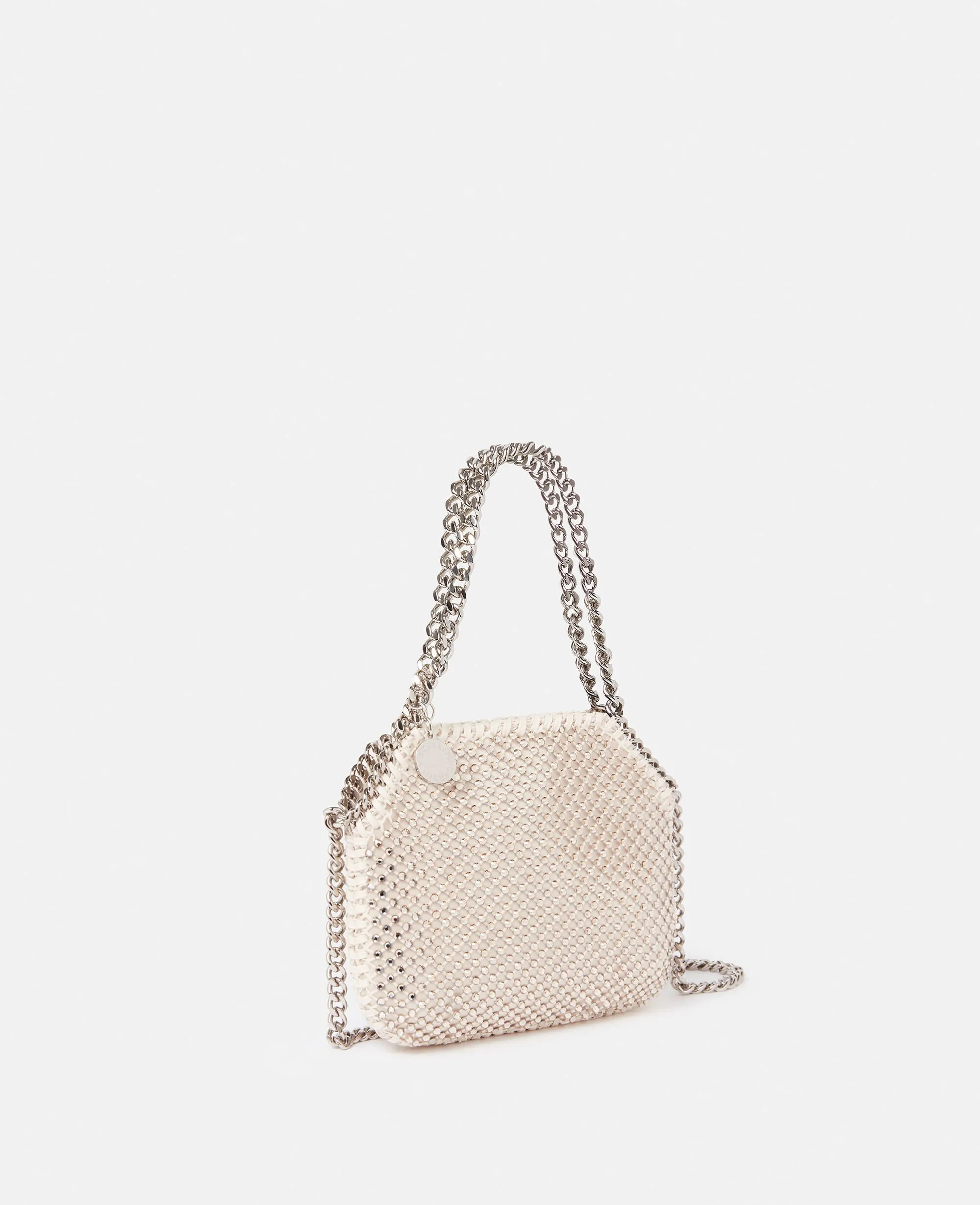 Falabella Crystal Mesh Mini Tote Bag