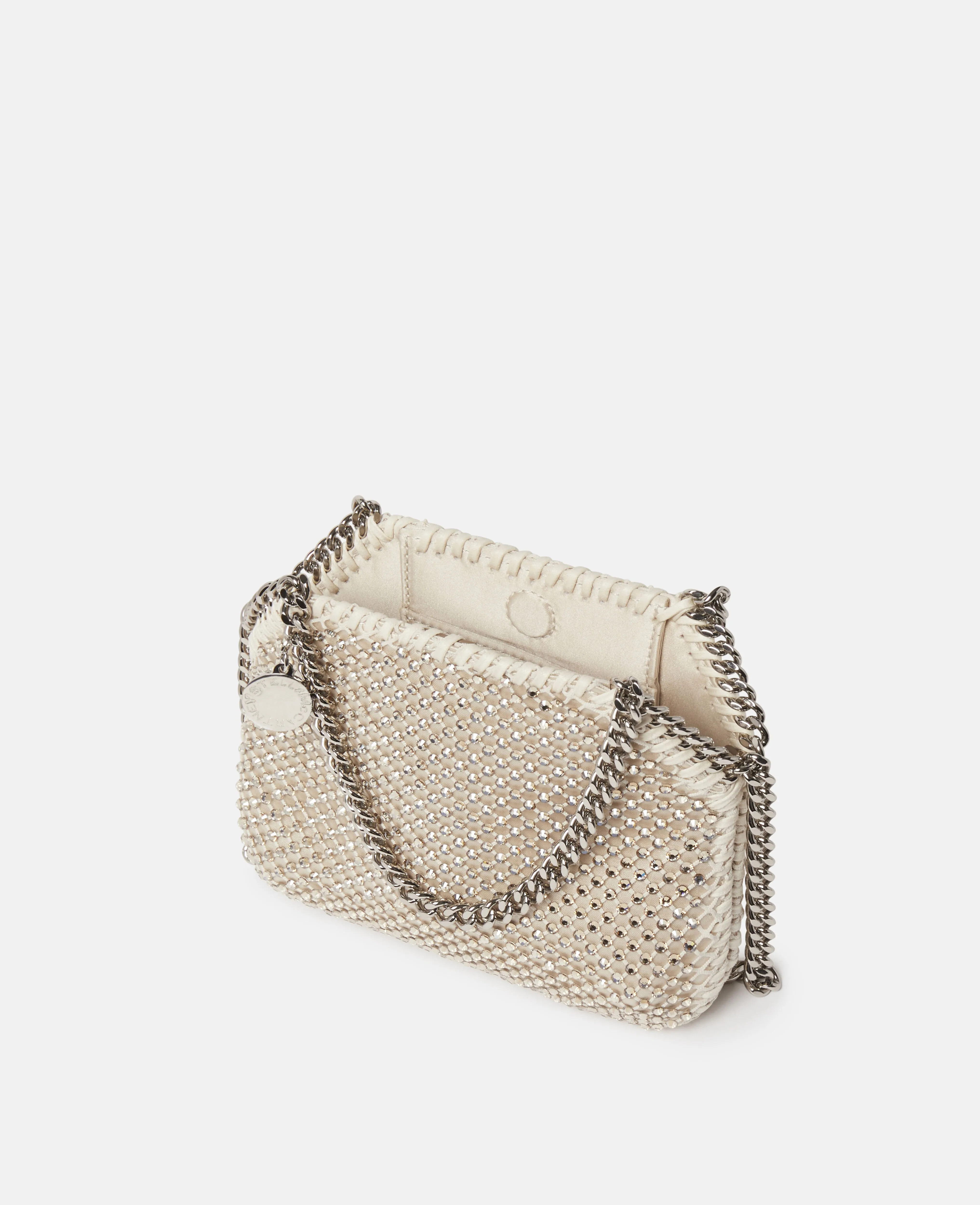 Falabella Crystal Mesh Mini Tote Bag