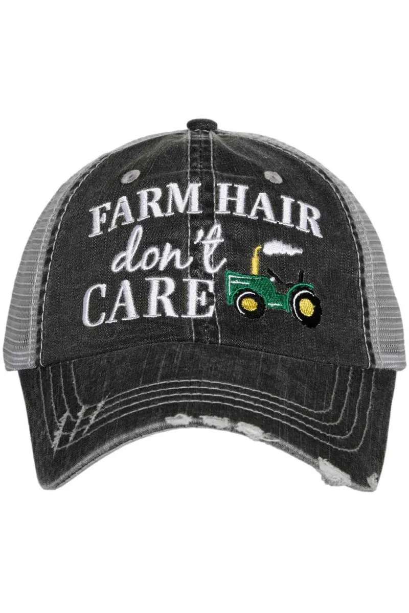 Farm Hair Don’t Care Trucker Hats