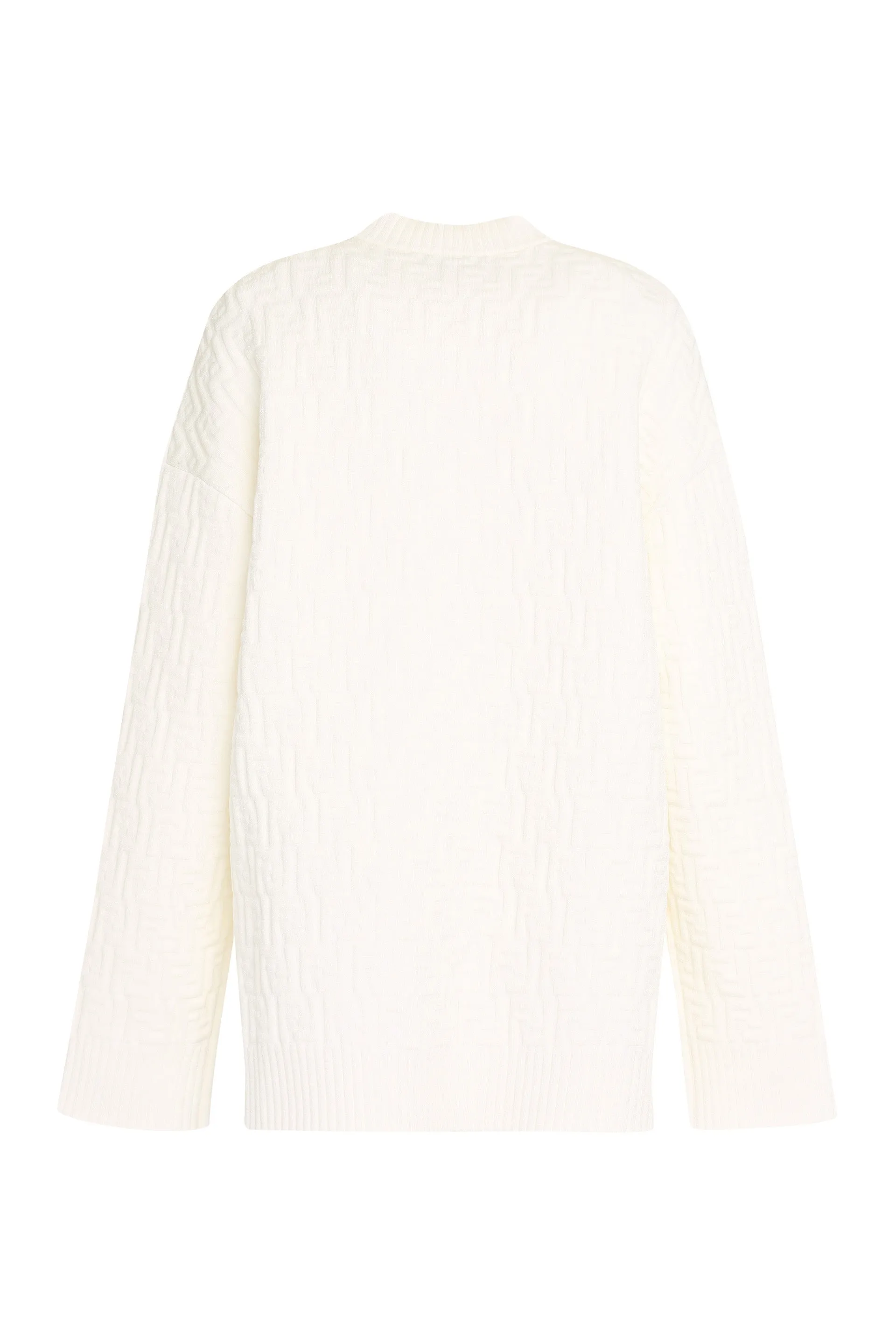 Fendi All-Over FF Motif Embossed Pullover