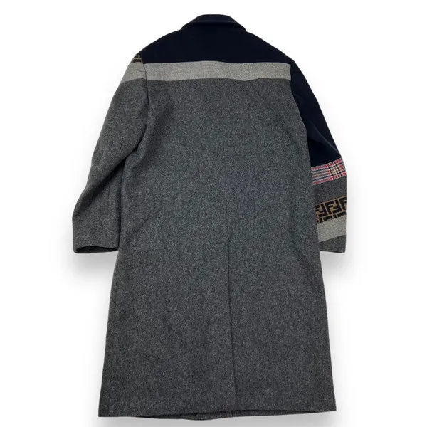 Fendi FF Panelled Peacoat 