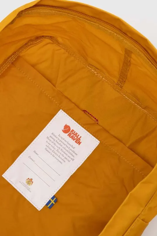 Fjallraven backpack Kanken Rainbow women’s orange color F23620