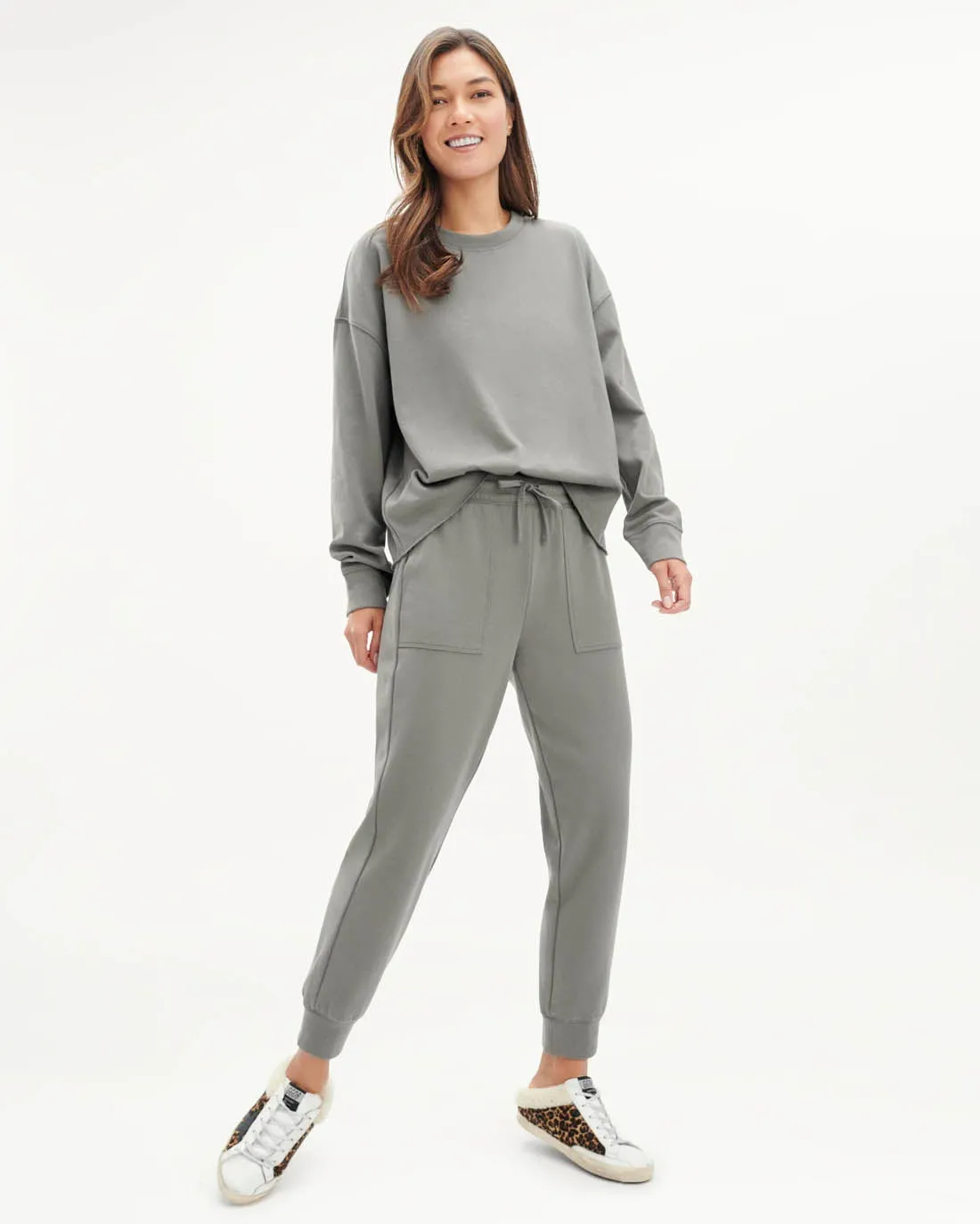 Fleece Cropped Jogger