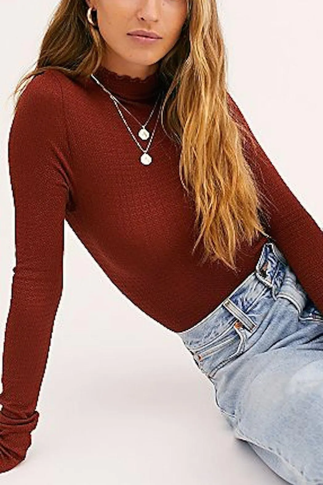 Fp Seamless Turtleneck Bodysuit