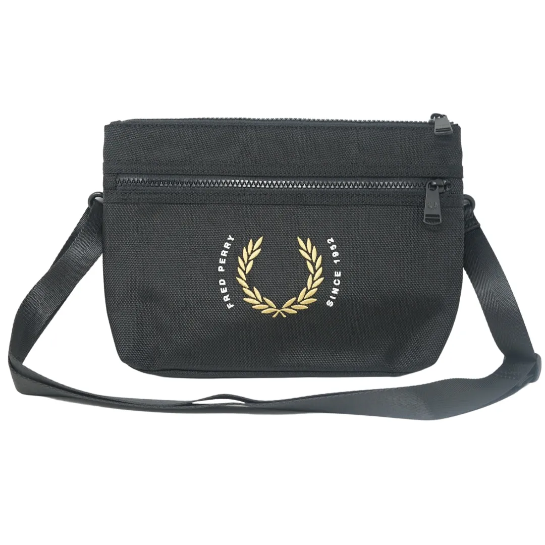 Fred Perry Laurel Wreath Black Satchel