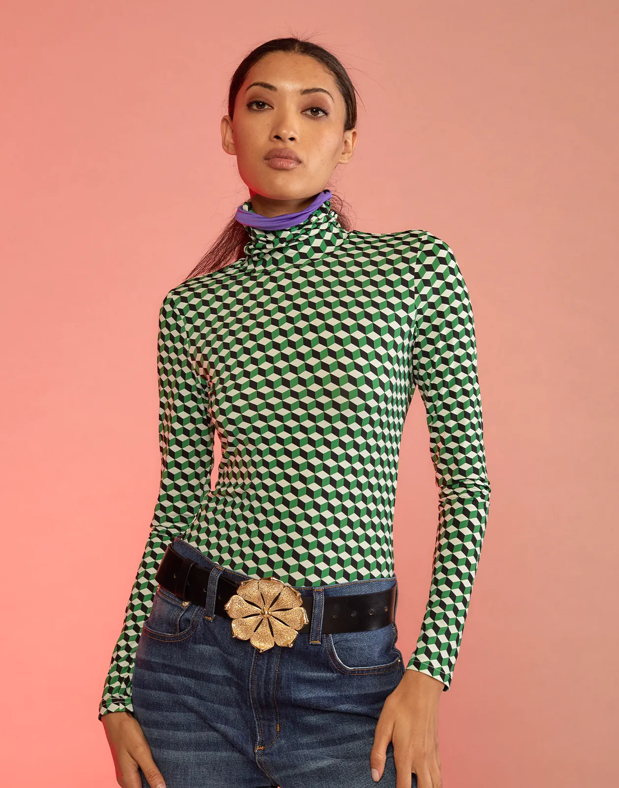 Geometric Turtleneck