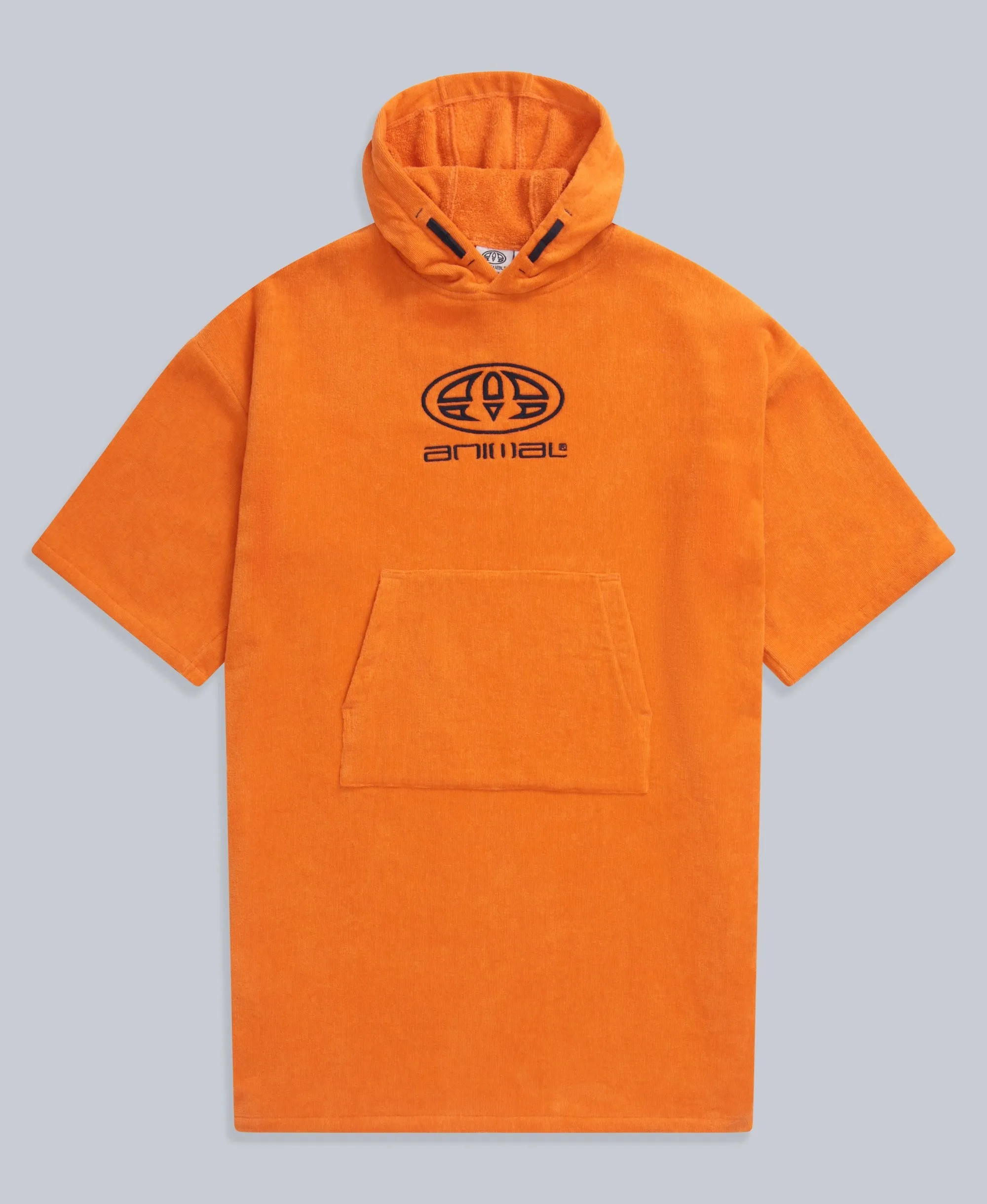 Gill Kids Towelling Poncho - Orange