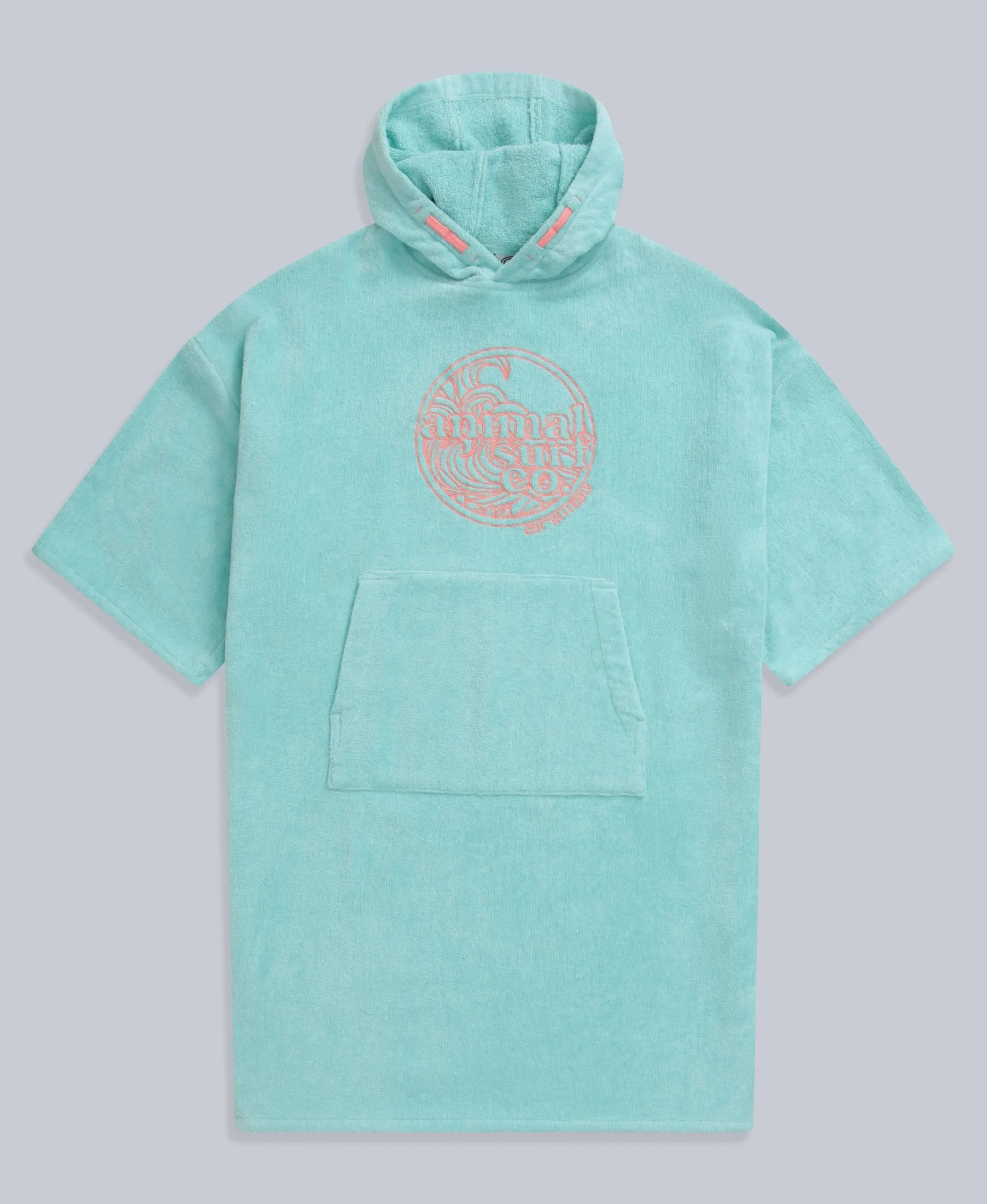 Gill Kids Towelling Poncho - Turquoise