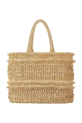 Gold Coast Raffia Tote