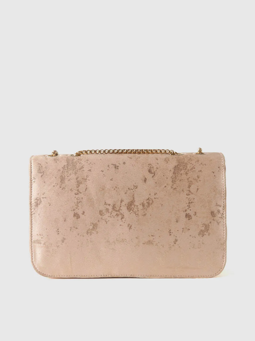 Gold Textured Purse Clutch