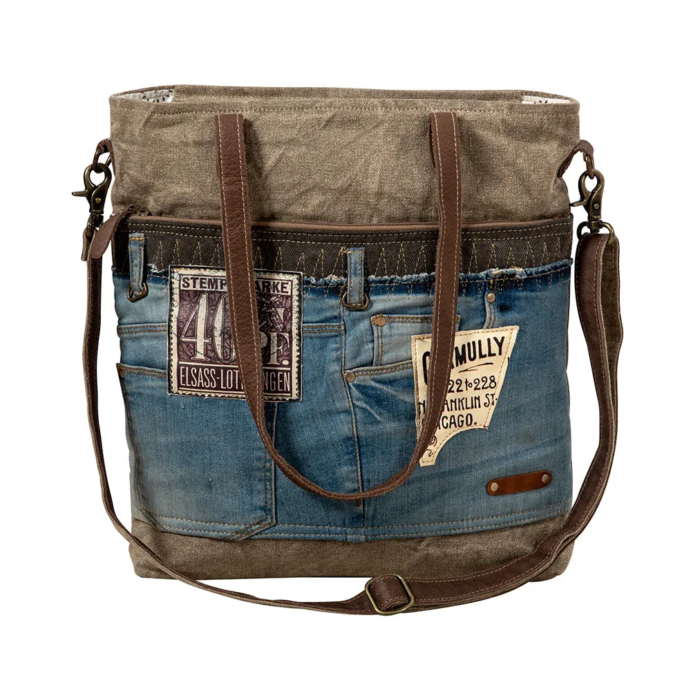 Gormully Denim Tote Bag