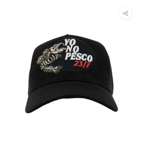 GORRA DANDY HATS x Oscar Ortiz YO NO PESCO 23/7 black in black (1rst Drop x Resale)