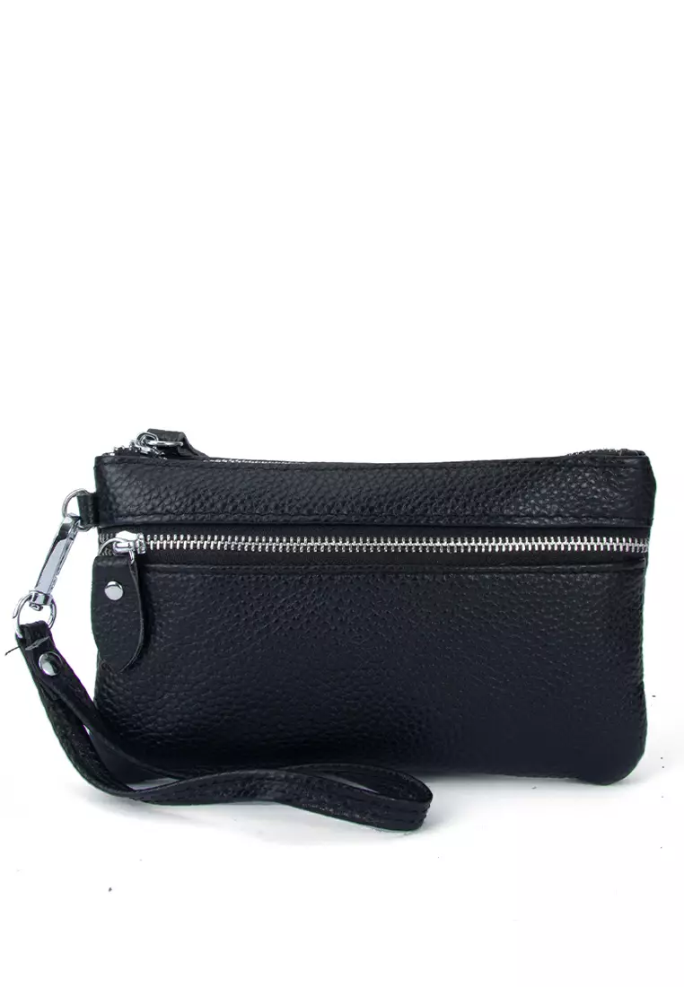 HAPPY FRIDAYS Stylish Litchi Grain Leather Clutch Bag JN2021