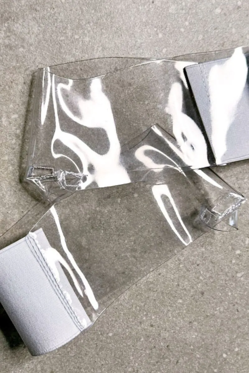 Hella Heels Stiletto Protectors - Clear & White