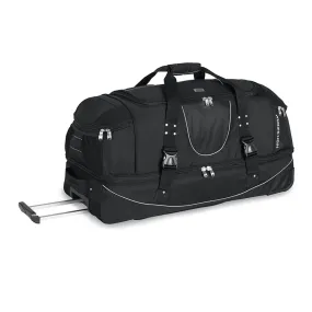 High Sierra 36 Drop Bottom Wheeled Duffel w/Backpack Straps (Black)